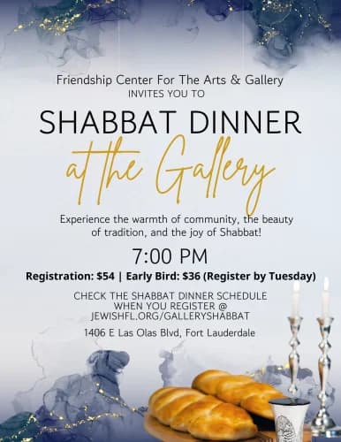 Shabbat Dinner at the Gallery